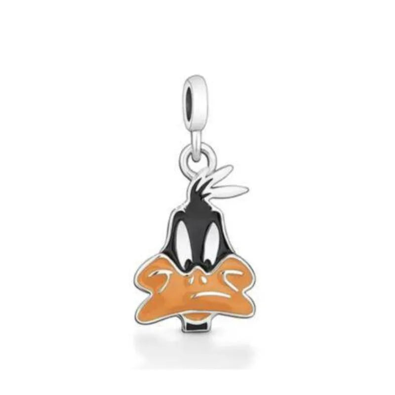 Hot Selling 925 Sterling Silver Duck, Mouse & Cat Charms | Animal Beads Fit Original Bracelet DIY Jewelry Accessories