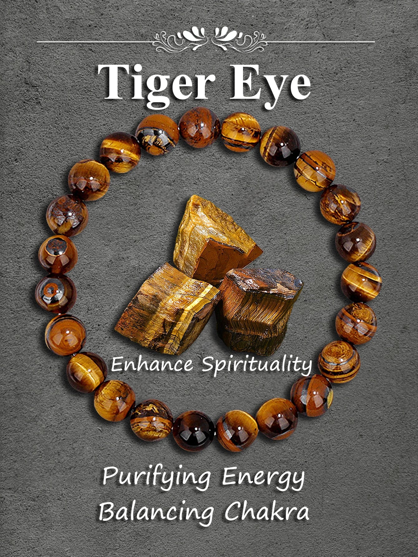 Natural Yellow Citrine Stone Bead Bracelet – Wealth, Success & Positive Energy Healing Crystal Jewelry Gift for Women