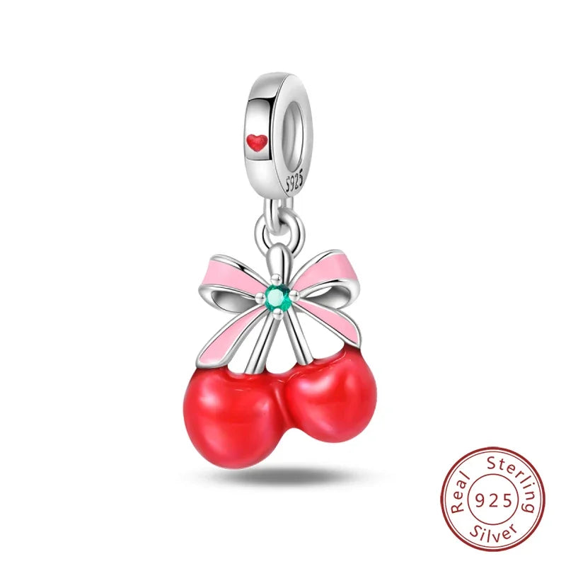 Fashion 925 Sterling Silver Colorful Butterfly Dragonfly Hummingbird Charms – Spring Series Beads Fit 925 DIY Bracelet