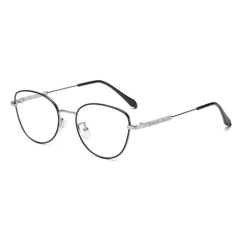 2025 New Fashion Cat Eye Glasses – Popular Non-Face Frame Myopia Eyewear | Light-Discolored Lenses Glasses 050