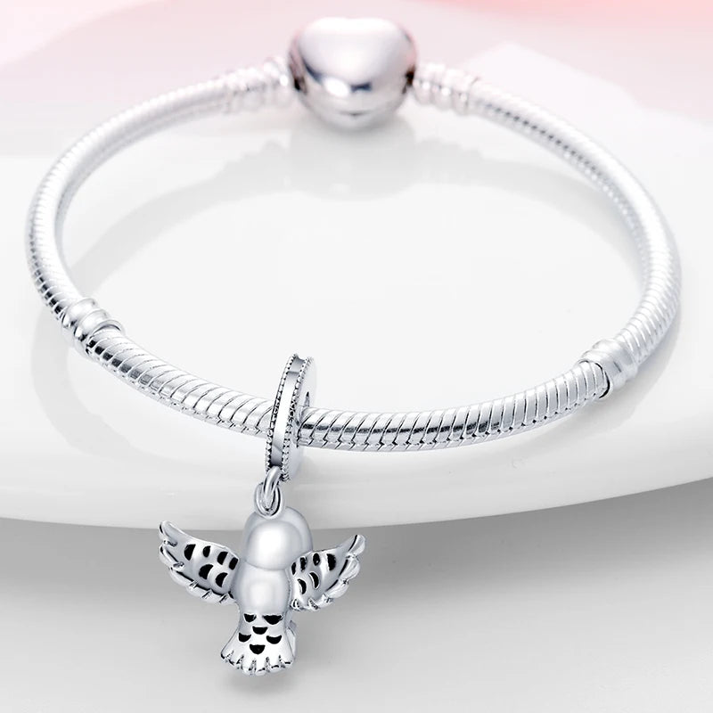 2024 Hot Sell Magician Series Pendant | 925 Sterling Silver Envelope & Owl Charm Beads for Bracelet