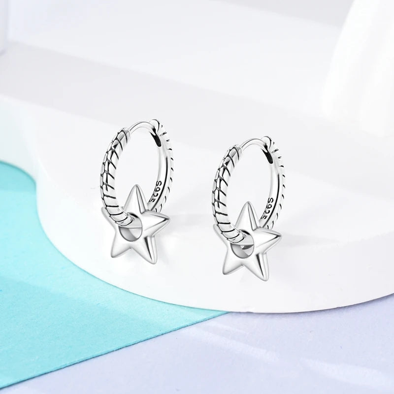 925 Sterling Silver Colorful Butterfly Hoop Earrings | Pave CZ Elegant Gothic Jewelry for Women & Friends