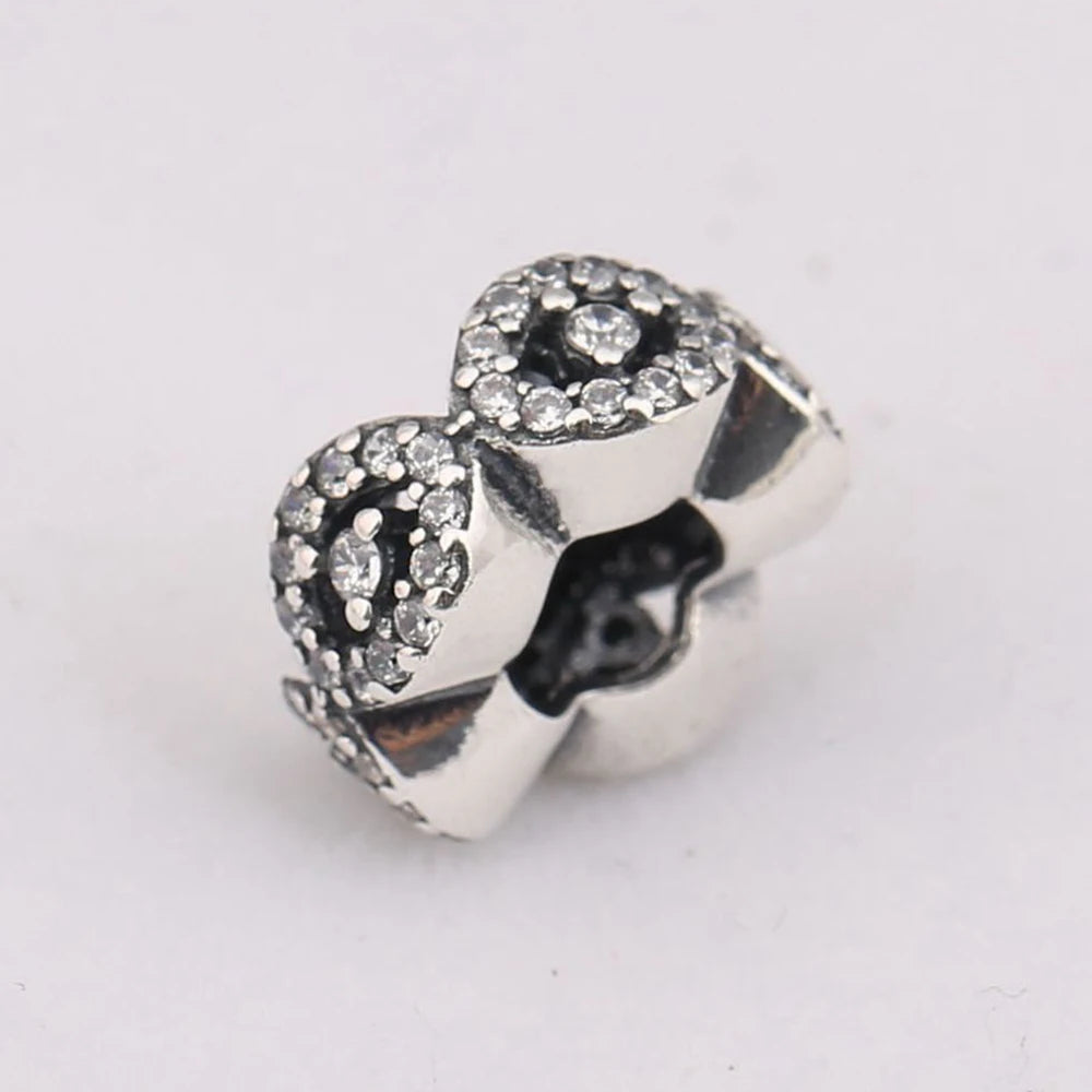 925 Sterling Silver Dazzling Daisy Flower Spacer Charm | Forget Me Not Bead for Women Bracelet DIY Jewelry Gift