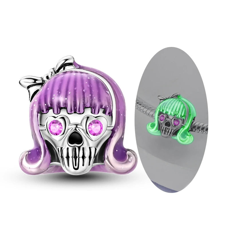 2025 Original 925 Sterling Silver Christmas & Halloween Charms | Santa Claus Snowman Beads Fit Bracelet Pendant Jewelry Gift