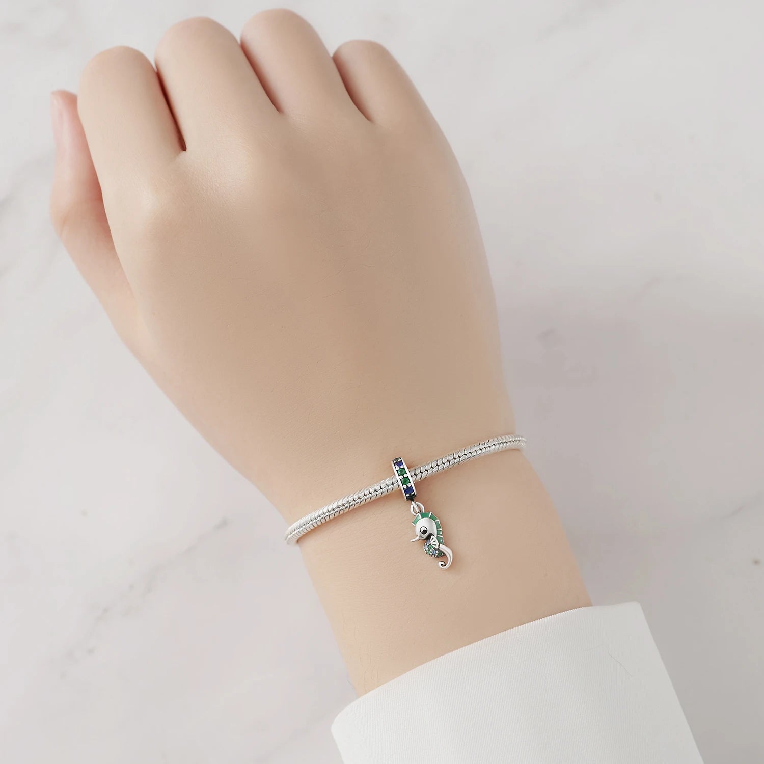 925 Sterling Silver Temperature Color Change Charm Bead | Magic Pendant for Original Bracelet DIY Jewelry