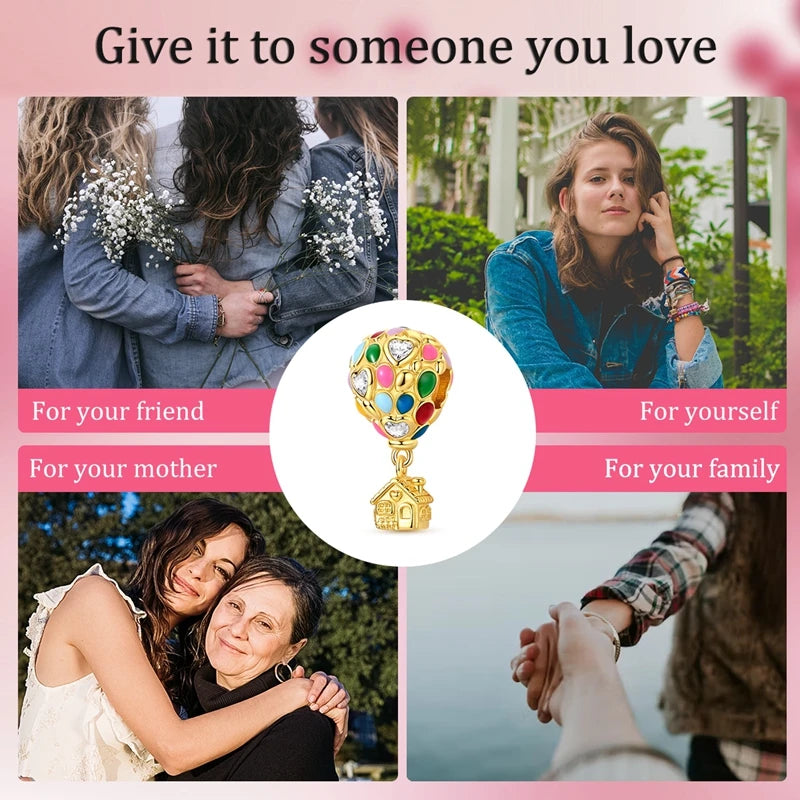 Original Gold & Silver 925 Sterling Silver Charms Beads | Fit Pendant & Bracelet DIY Jewelry Gift