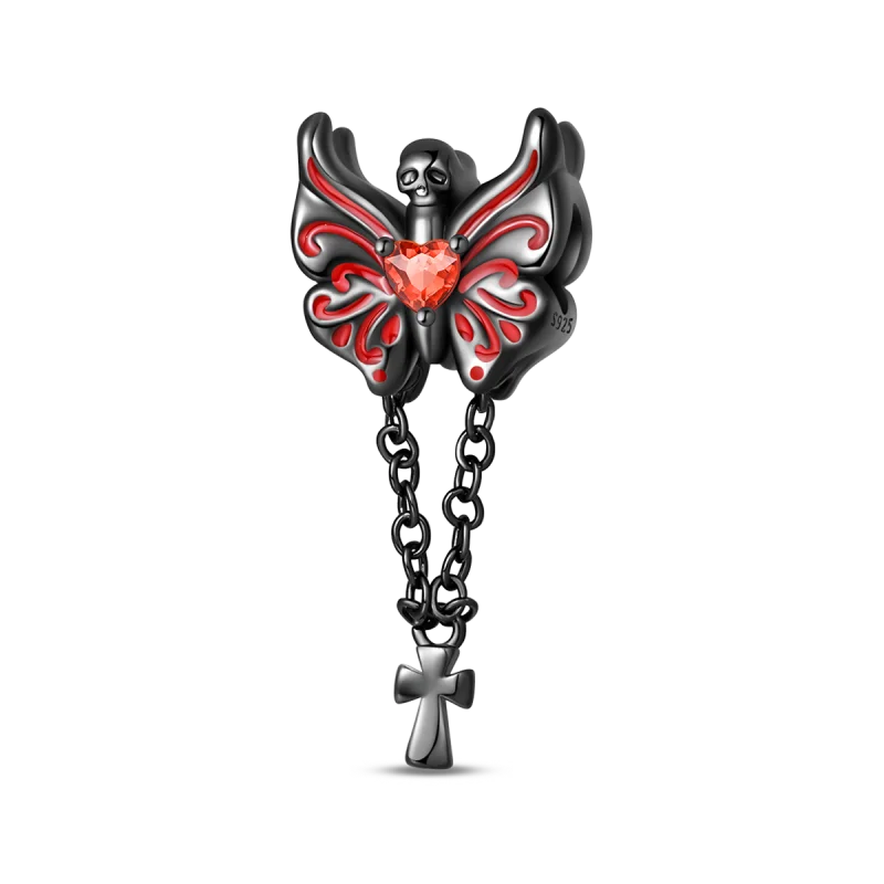 925 Sterling Silver Halloween Charms | Skull, Pumpkin, Bat, Ghost & Coffin Luminous Beads Fit Pandora Bracelet DIY Jewelry Gift