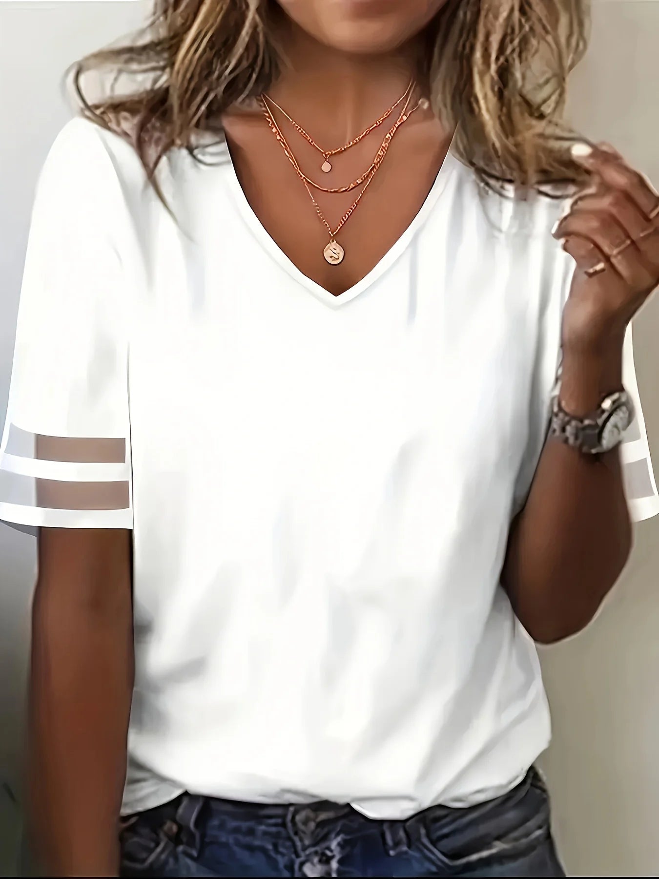 Plus Size Elegant Casual Long Sleeve T-Shirt Women – Loose Fit Temperament Top for Holiday & Weekend 👚✨