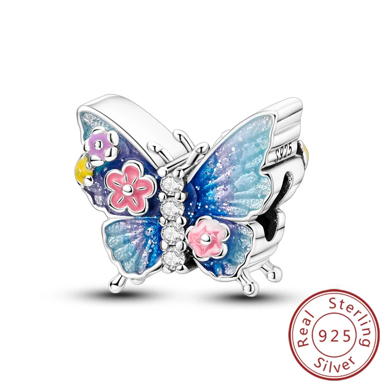 925 Sterling Silver Star, Moon & Watch Cube Charms | Original Beads Fit Bracelet & Pendant DIY Fine Jewelry Gift for Women