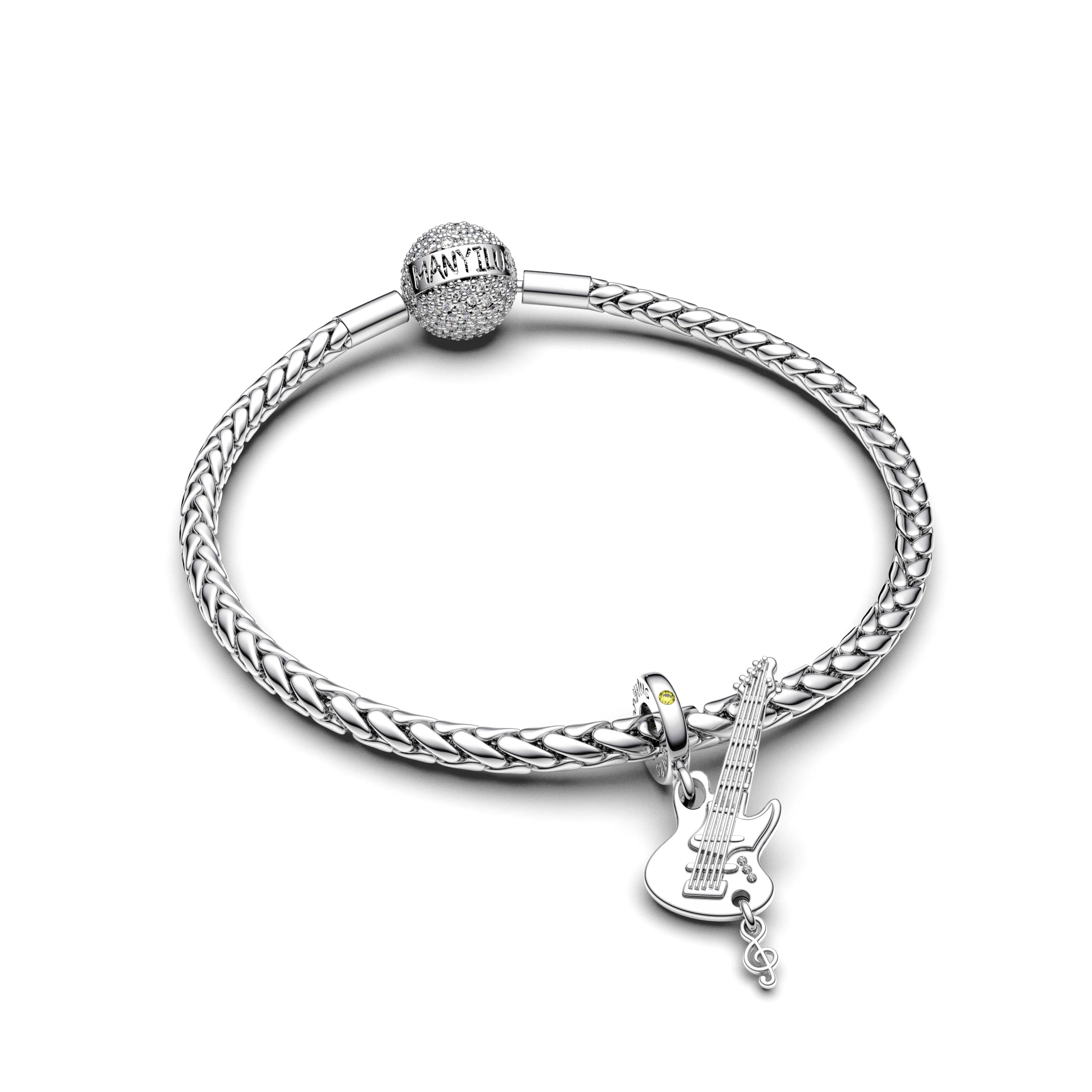 Manyilus 925 Sterling Silver Certified Croc Charm Pendant | Plata 925 Original Bracelet Beads | Real Silver Women’s Jewelry