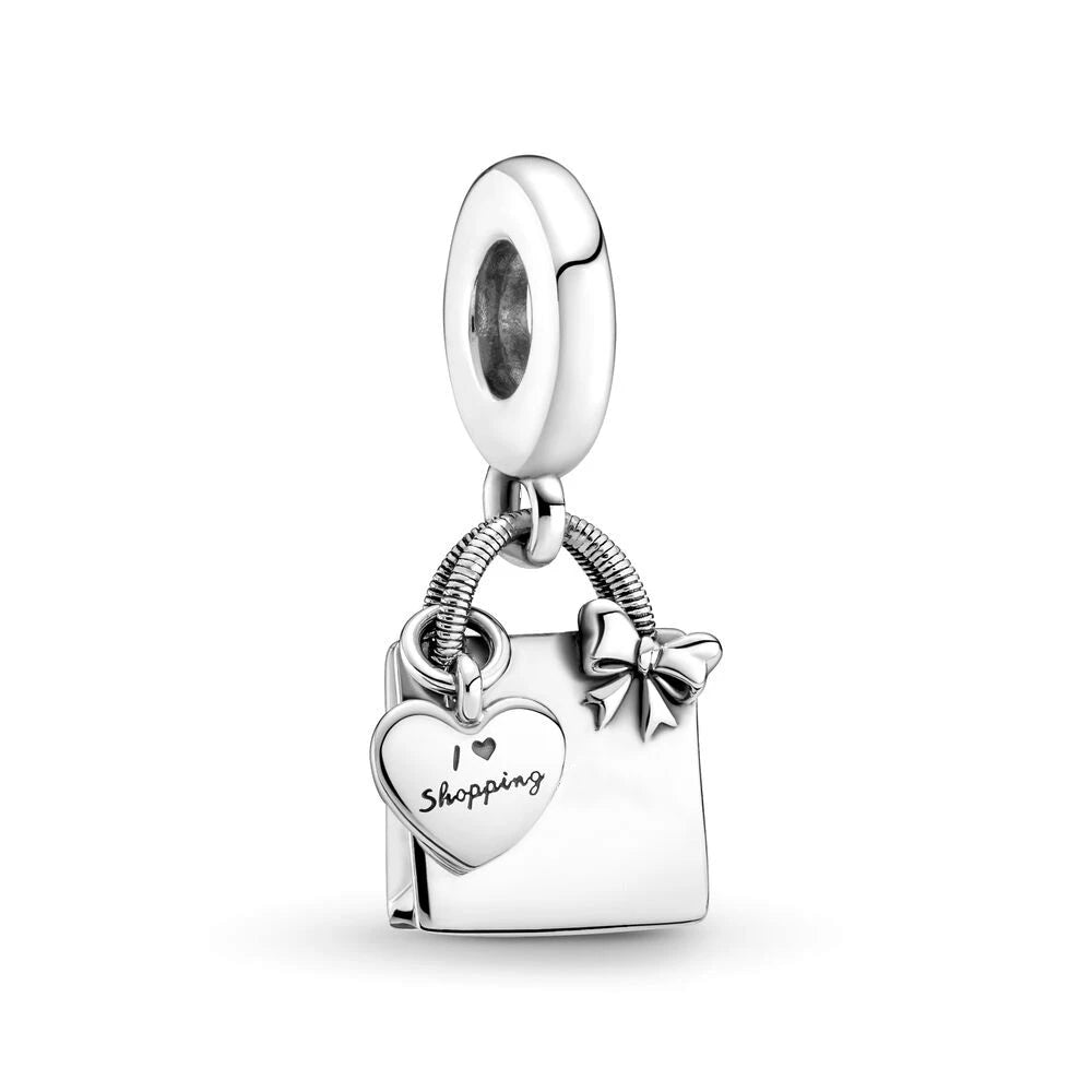 925 Sterling Silver Travel Charms – Japan, Bicycle, Car & Statue of Liberty Beads Fit Pandora Bracelet DIY Women’s Jewelry Gift