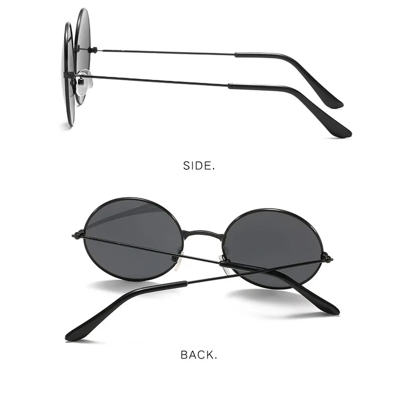 Popular Fishing & Leisure Round Metal Sunglasses – Retro Vintage Fashion Eyewear for Men & Women | UV400 Sun Glasses 2022