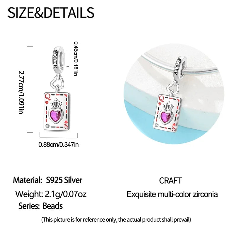 100% 925 Sterling Silver Heart Family Charms with Pumpkin & Pave Zircon Pendant – Fits Original Bracelet DIY Jewelry Gifts