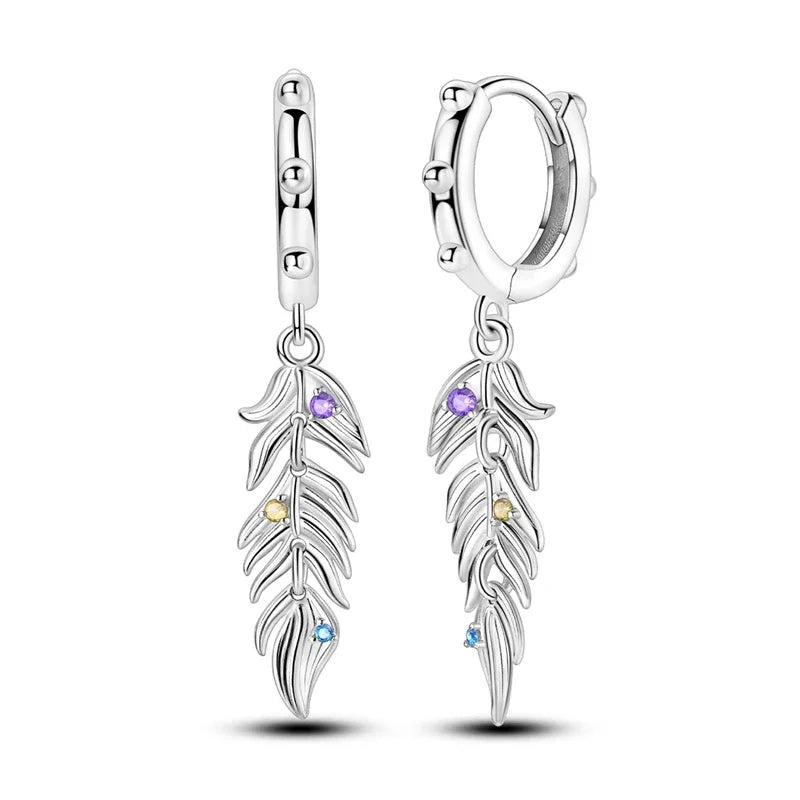 925 Sterling Silver Luminous Firefly Earrings | Original Design Pendant Earrings for Women – Luxury Wedding & Anniversary Jewelry Gift