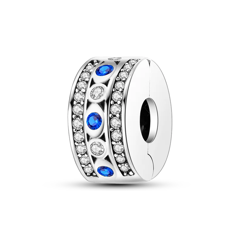 Blue Series 925 Sterling Silver Charms | Butterfly, Earth & Ocean Beads Pendants Fit Original Bracelet DIY Jewelry