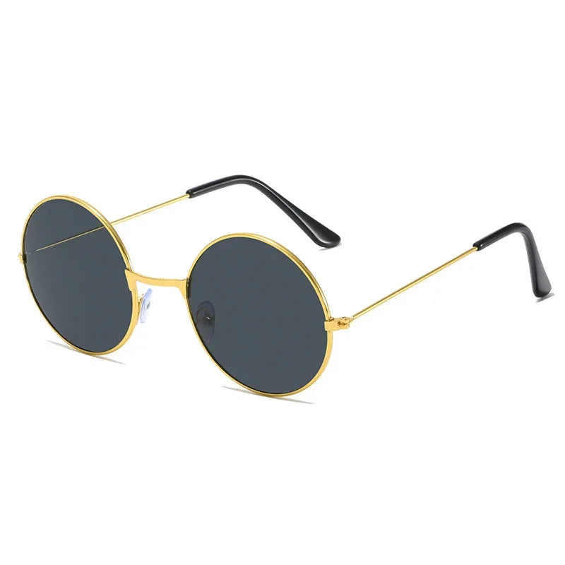 Popular Fishing & Leisure Round Metal Sunglasses – Retro Vintage Fashion Eyewear for Men & Women | UV400 Sun Glasses 2022