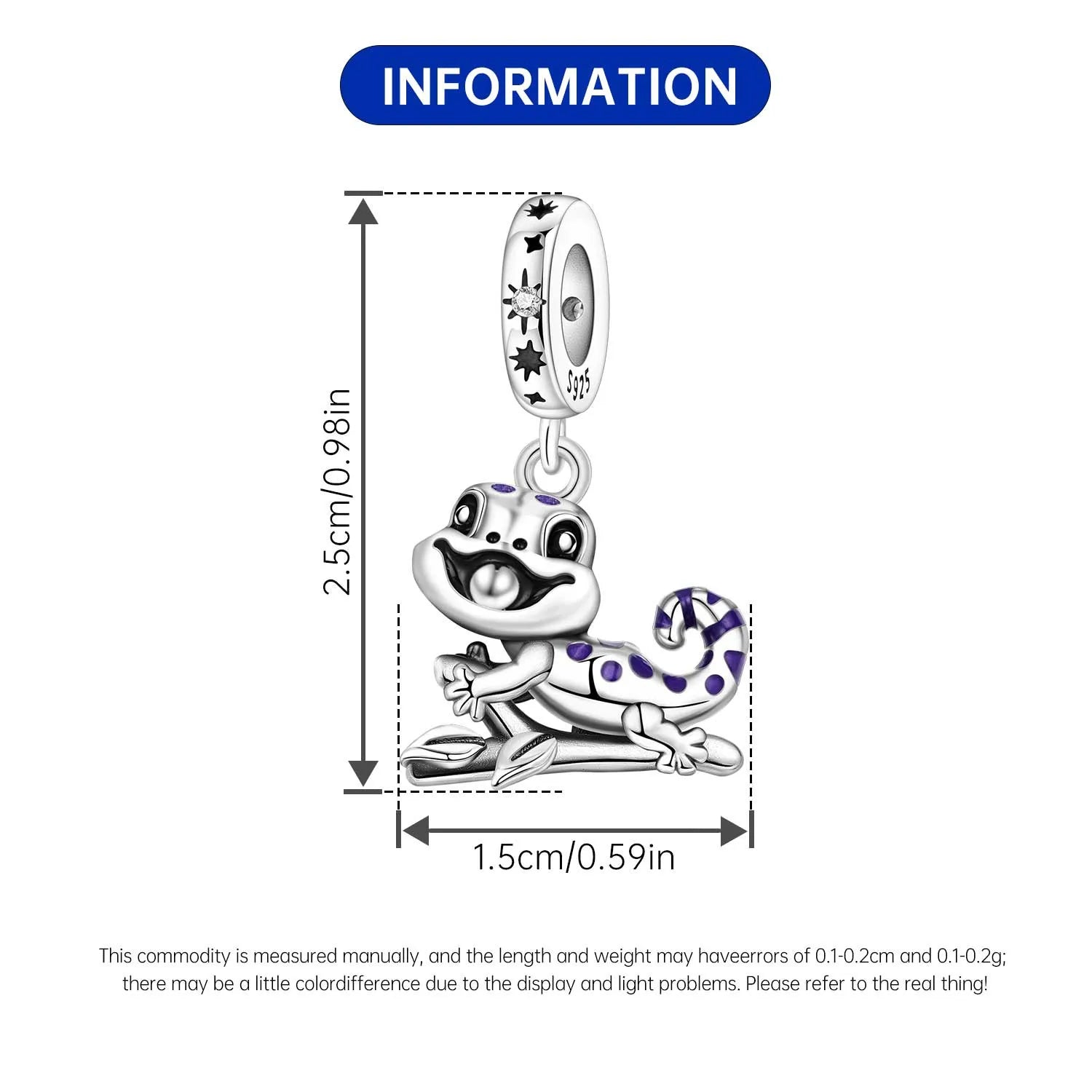 925 Sterling Silver Cute Raccoon Charm Bead | Animal Bracelet Decoration DIY Jewelry Birthday Gift