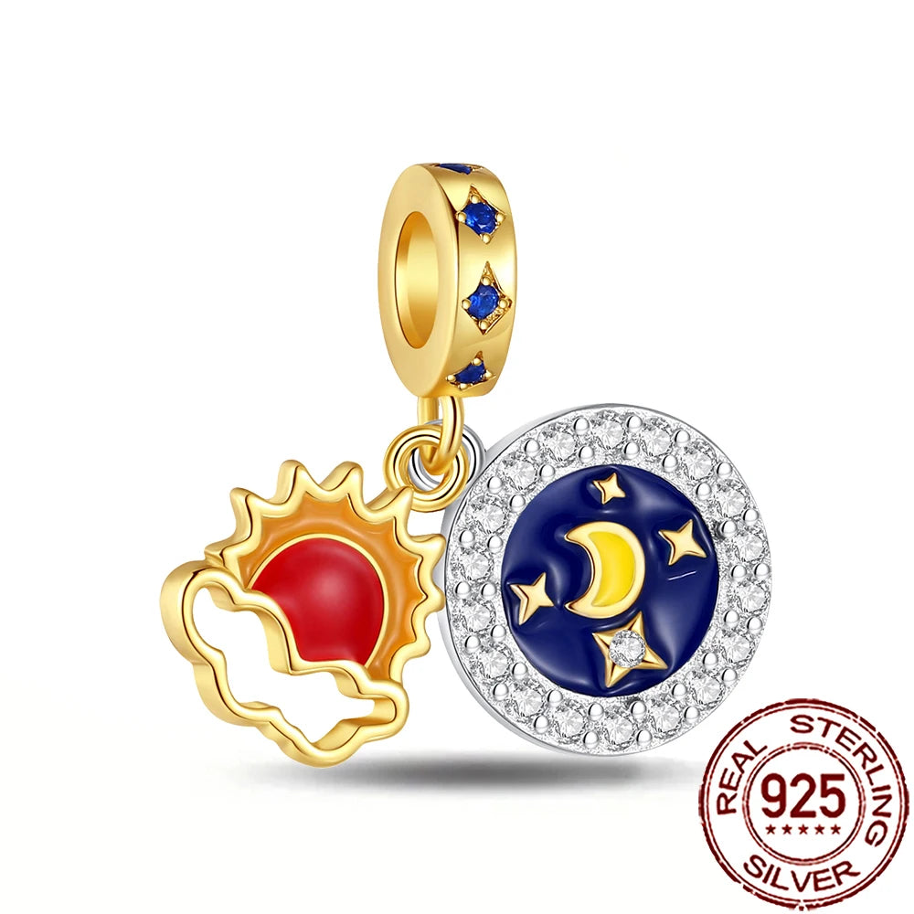 2025 New 925 Sterling Silver All-Seeing Eye Hamsa Hand Charm | Fits Pandora Bracelet & Women’s DIY Jewelry