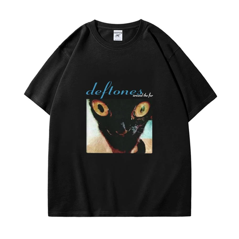 2025 Deftones Singer Band T-Shirt for Men & Women – Hip Hop Rock Short Sleeve Summer Tee 🎸🔥
