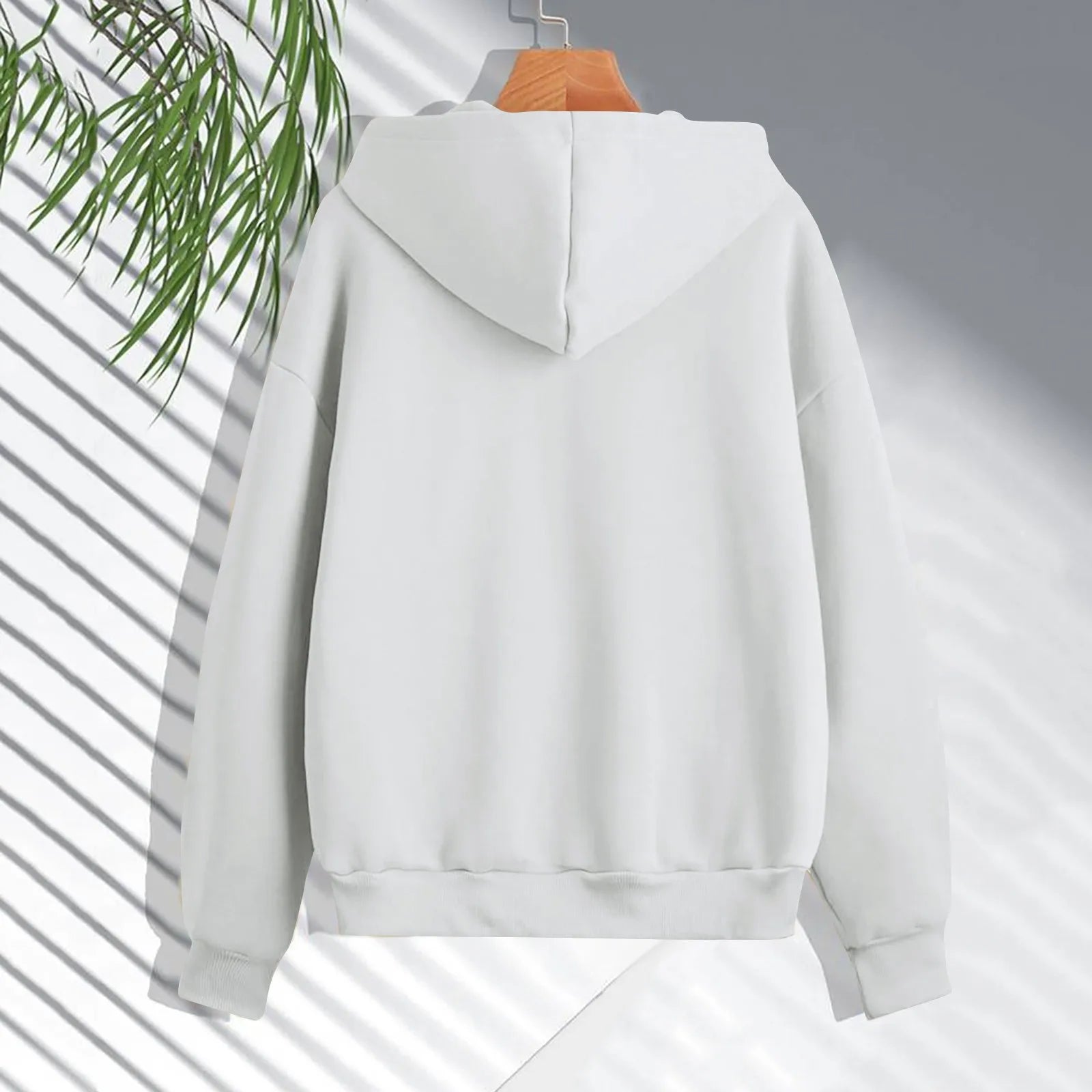 Autumn & Spring Women’s Zip Up Hoodie | Korean Style Casual Drawstring Sweatshirt Cardigan