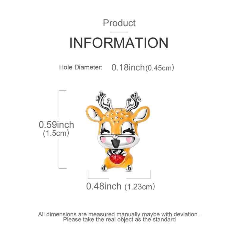 925 Sterling Silver Golden Autumn Charms | Maple Leaf & Pumpkin Beads Fit Original Bracelet DIY Jewelry Gift