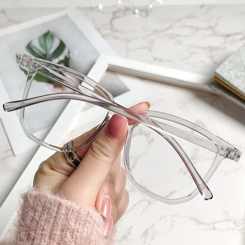 Women & Men Anti Blue Light Myopia Glasses – Vintage Optical Eyeglasses | Diopter 0 to -4.0 Computer Spectacles