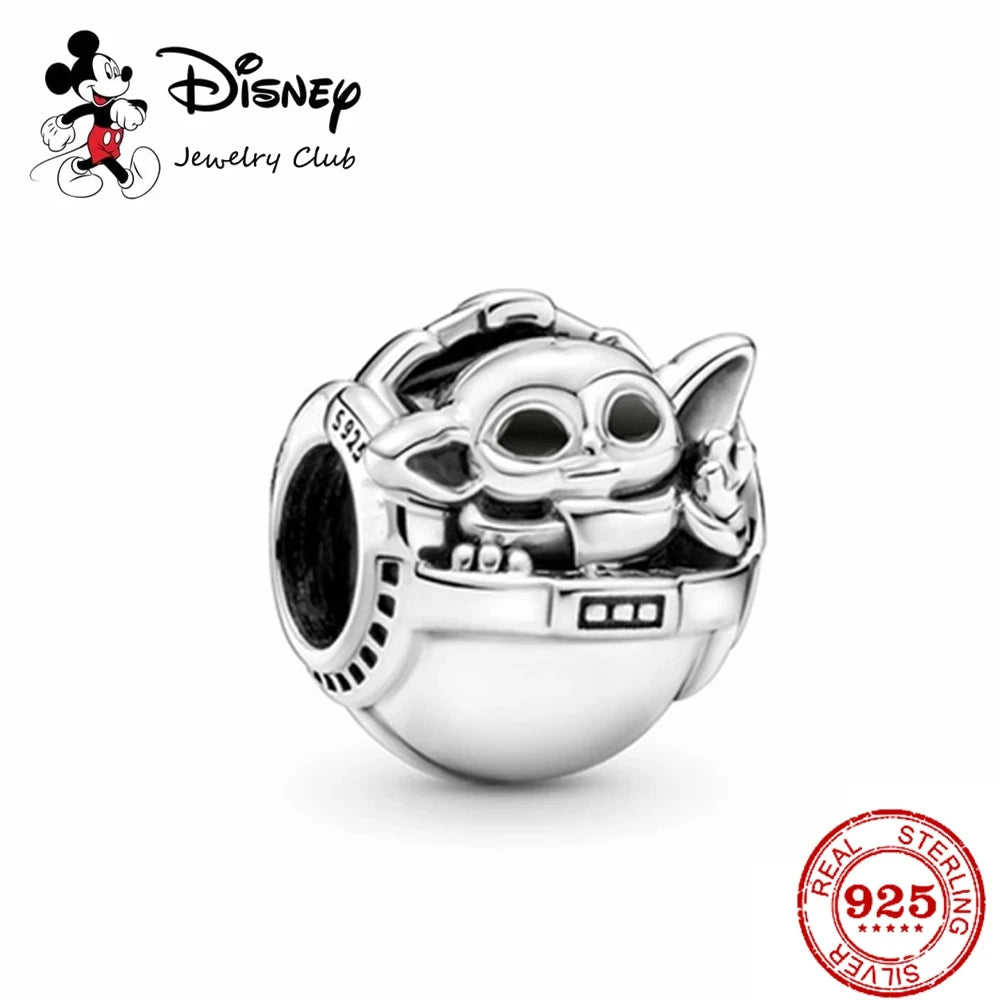 100% 925 Sterling Silver Disney Star Wars Charm Beads – DIY Bracelet Jewelry for Women