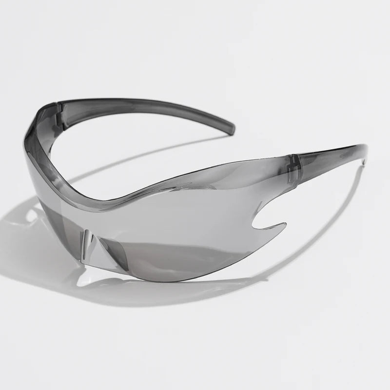 Men Brand Sports Punk Y2K Sunglasses – Women Unique One-Piece Goggle Sun Glasses | Cycling Hip Hop Shades UV400