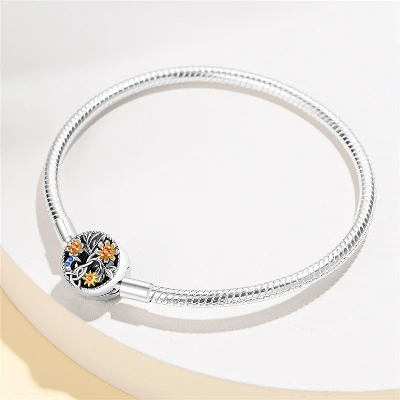 S925 Sterling Silver Snake Bone Chain Bracelet | Pandora Fit DIY Jewelry