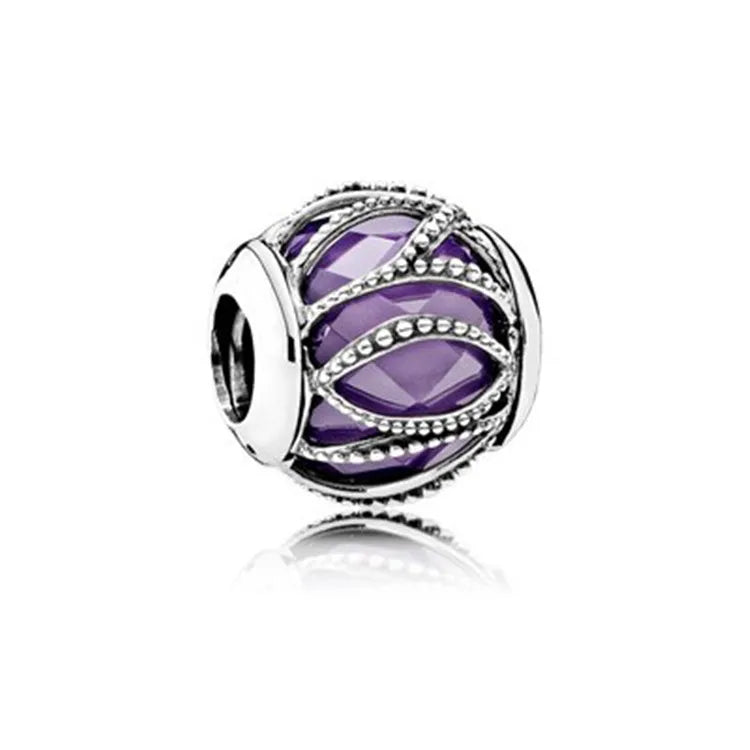 925 Sterling Silver Airplane, Leaf & Angel Charms | Painted Bead Pendants Fit Original European Bracelet DIY Jewelry