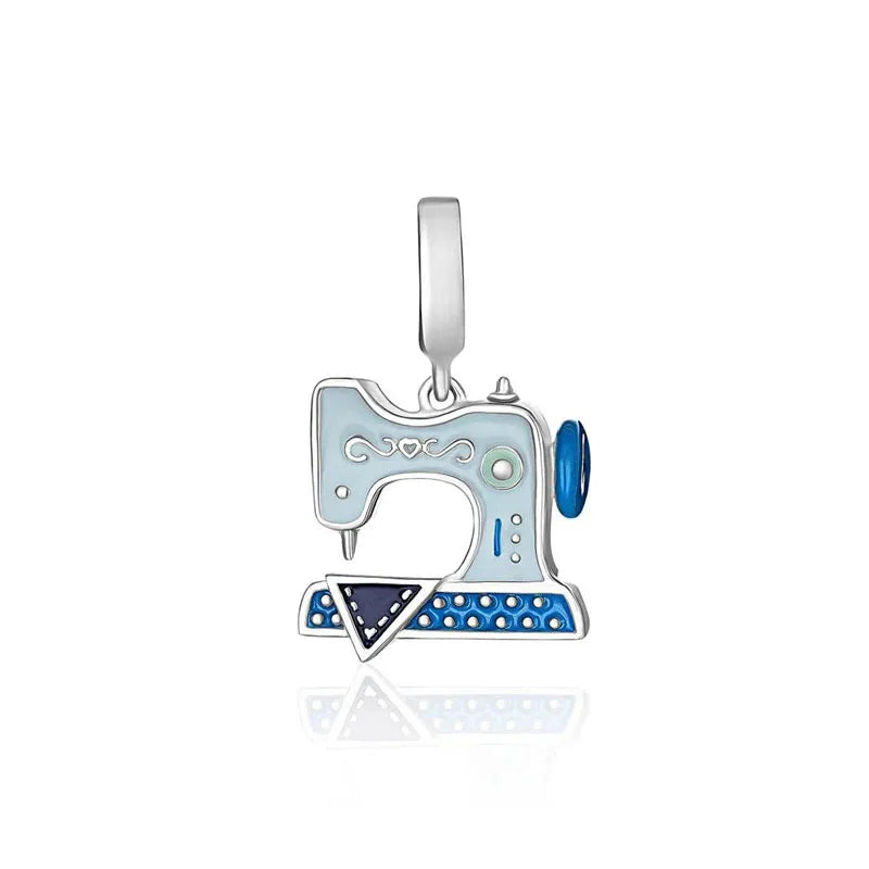 New 925 Sterling Silver Sports Charm Beads | Football, Baseball, Tennis, Dumbbell & Golf Pendant for DIY Bracelets