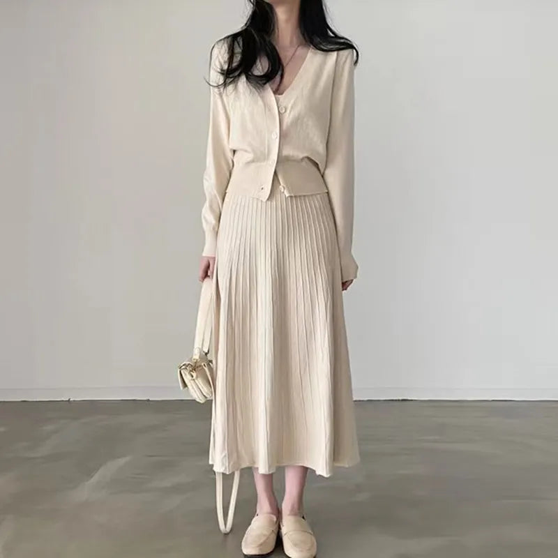 Autumn Winter New Slim Fit Strap Dress – Casual Versatile Long Sleeve Maxi Skirt | Elegant Polyester Fiber Outerwear Dress
