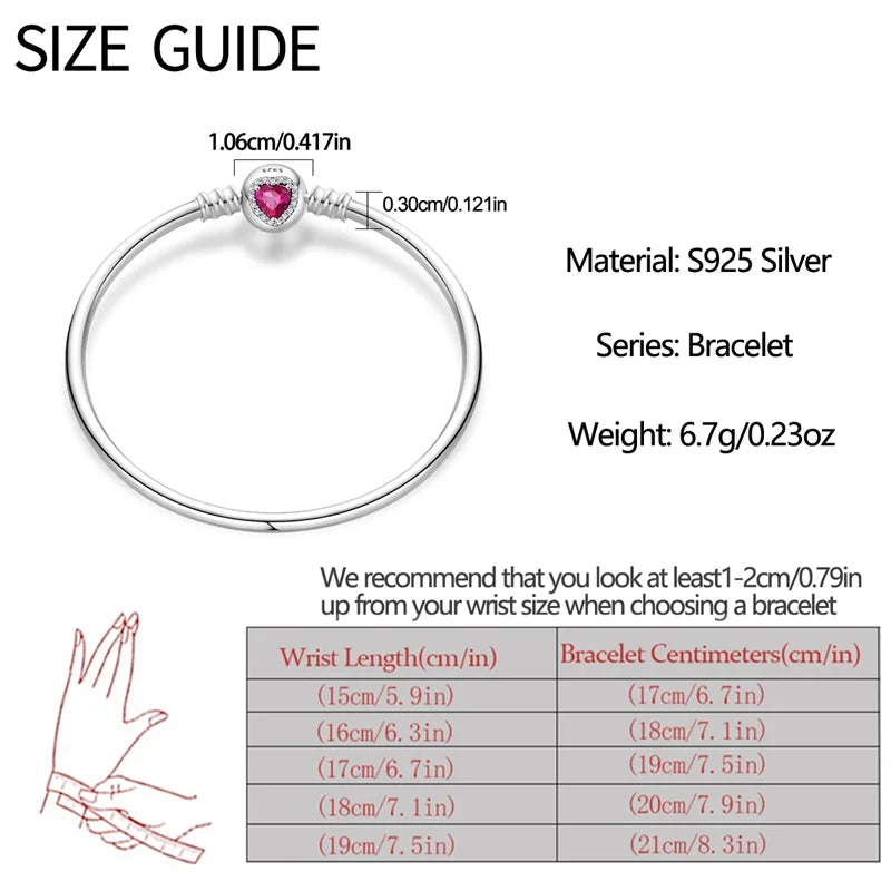 925 Sterling Silver Rainbow Leather Braided Bracelet | Eternal Love Stars & Moon Charm – DIY Women’s Beaded Jewelry Gift