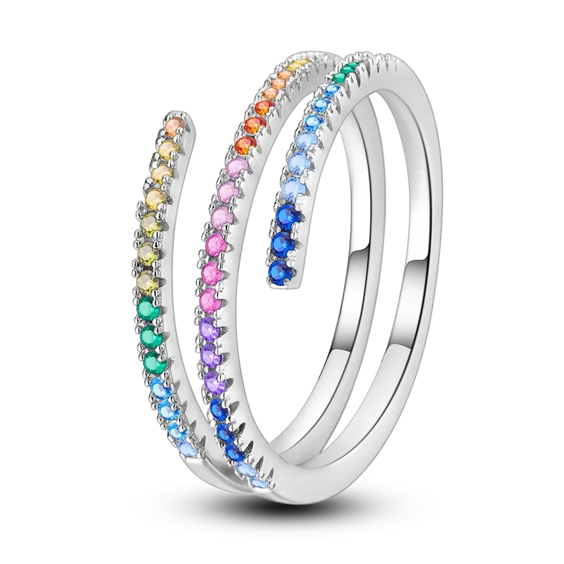 925 Sterling Silver Eternal Love Dewdrop Firefly Glow-in-the-Dark Ring for Women | Fashion Engagement & Wedding Jewelry