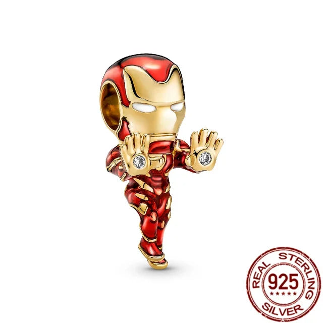 925 Sterling Silver Marvel Series Disney Charms | Fits Original DIY Bracelets Women Jewelry Gifts