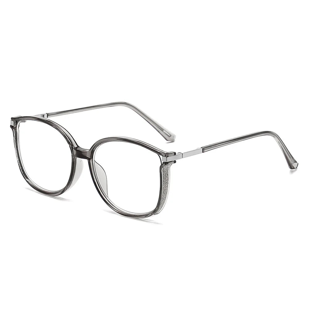 Fashionable Alloy Reading Glasses – Anti Blue Light Presbyopia Glasses for Men & Women | Square Large Frame Eyewear