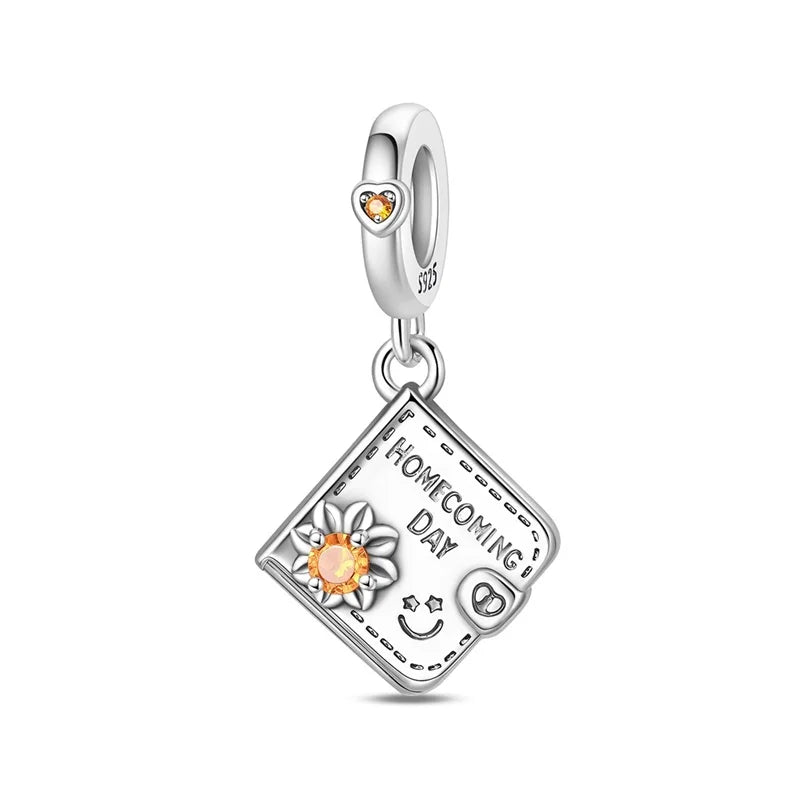 Original 925 Sterling Silver Charms | Bag, Earphone, Magic Cube, Watch & Games Console Beads for Bracelets & Necklaces