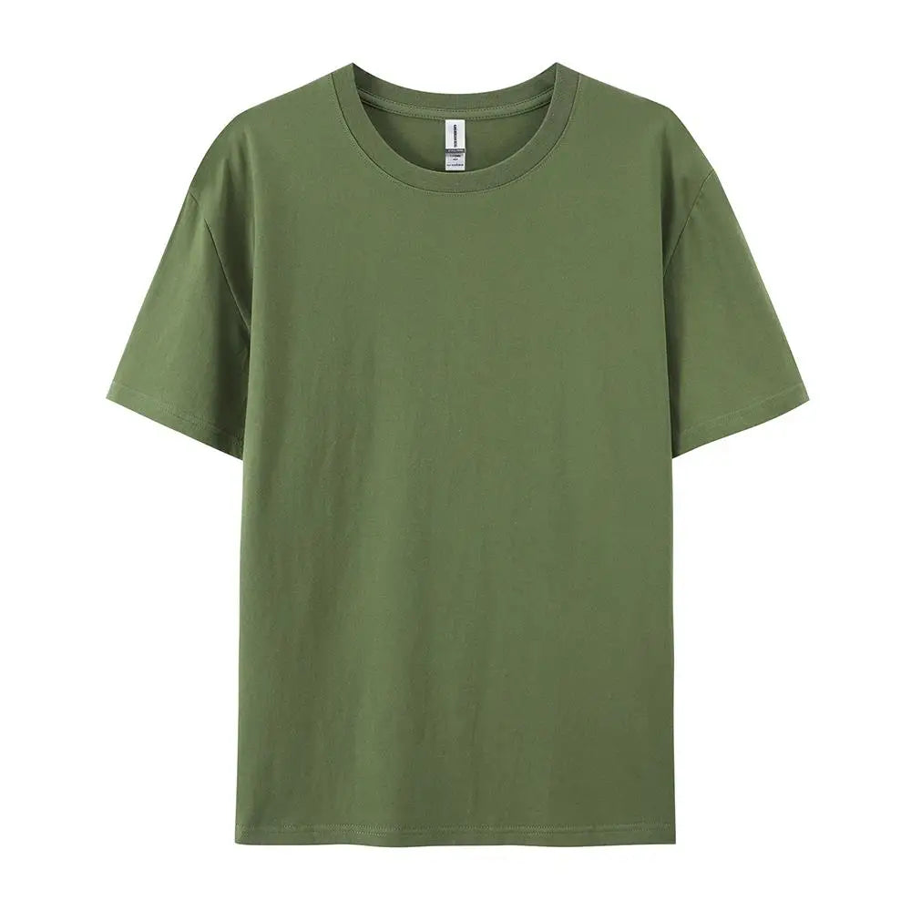 100% Cotton Women T-Shirt – Casual Sporty Short Sleeve O-Neck Tee | Loose Summer Top White & Black