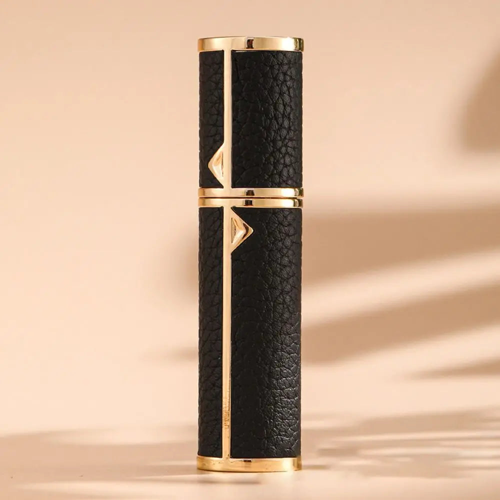 5ML PU Lychee Perfume Bottle – Refillable Bottom-Fill Atomizer | Travel Ultrafine Mist Fragrance Container