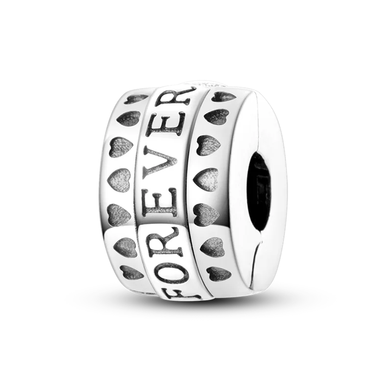 Silver Clasp 925 Sterling Silver Round Daisy Charm Beads | Safety Chain Pendant for Original Bracelets Jewelry