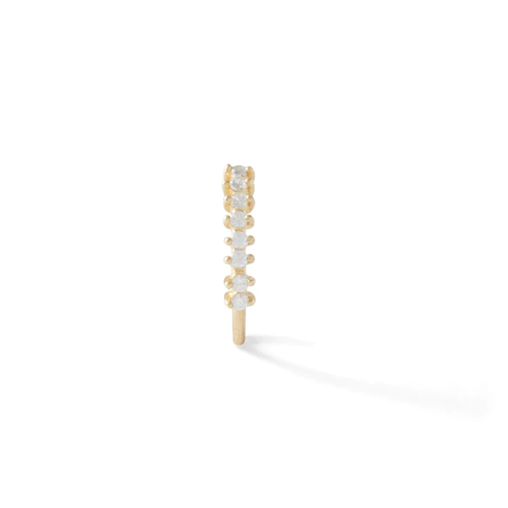 Aide 925 Sterling Silver Geometric Multi Piercing Stud Earrings for Women – K Gold Tassel Elegant Jewelry Gift