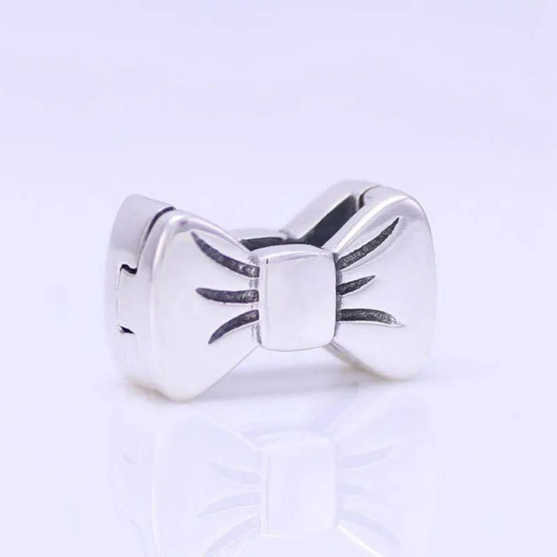 925 Sterling Silver Butterfly Daisy Moon Flat Light Clip | Fit European Original Bracelet DIY Women’s Exquisite Jewelry