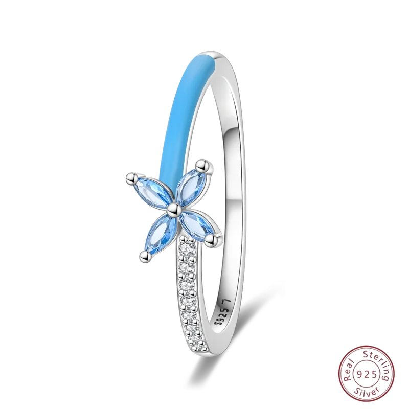 925 Sterling Silver Rings Collection | Bow, Heart, Sun, Moon & Star Zircon Rings for Women Jewelry Gift