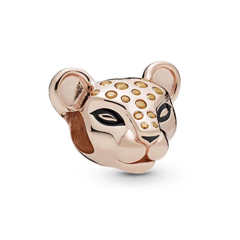 Hot Selling Rose Gold Firefly & Key Pendant Bead | 925 Sterling Silver Charm for Original European Bracelet