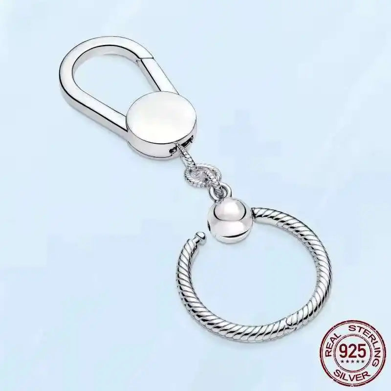 2025 925 Sterling Silver Lucky Ladybug Key Pendant Charm Bead | Fits Original Bracelet DIY Jewelry Making