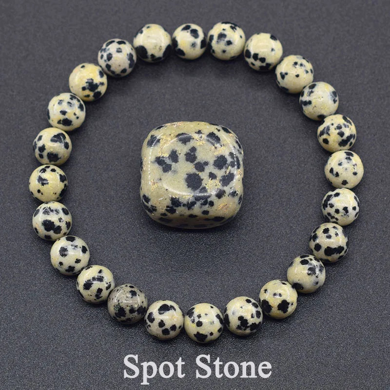 Real 5A Natural Lapis Lazuli Stone Beads Bracelet | Elastic Energy Healing Jewelry for Men & Women