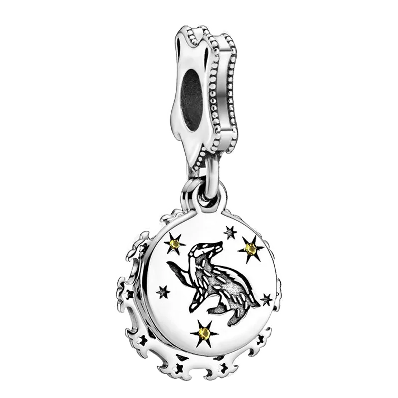 Miniso Disney 925 Sterling Silver Christmas Eve Series Charms | Poker Jack Skull Beads Fit Original Bracelet Women Jewelry Gift