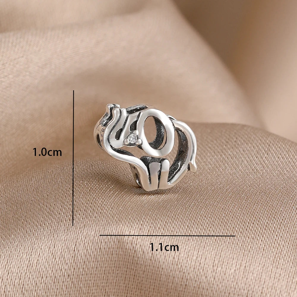 Hot Selling 925 Sterling Silver Sailboat Elephant Graduation Cap Charm | Fit Original Bracelet Jewelry Gift