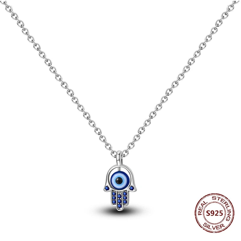 Heart to Heart Necklace 925 Sterling Silver Love Pendant Chain for Women – Wedding & Engagement Fine Jewelry