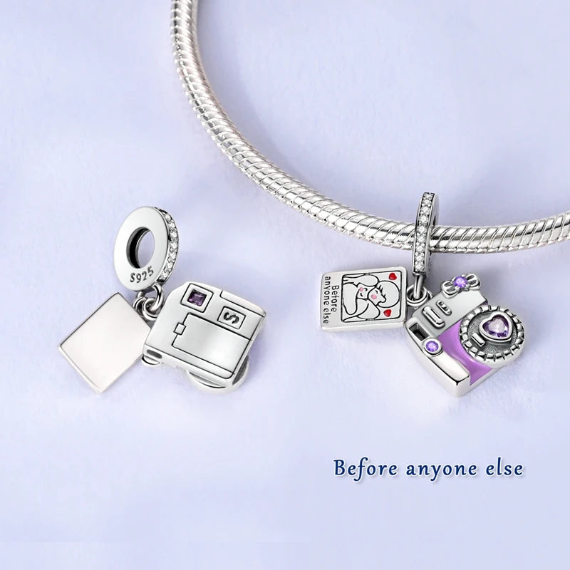 2025 Hot Elk, Dinosaur & Firefly Luminous Dangle Charm Beads | 925 Sterling Silver DIY Bracelet